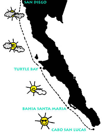 Baja map